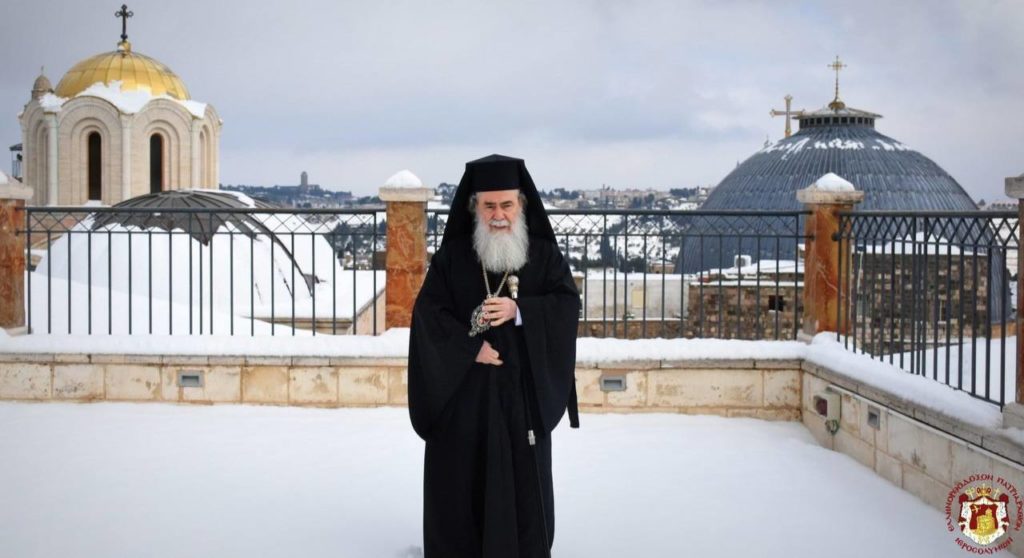 მაცხოვრის საფლავზე ზამთრის პირველი თოვლი მოვიდა [ფოტო]