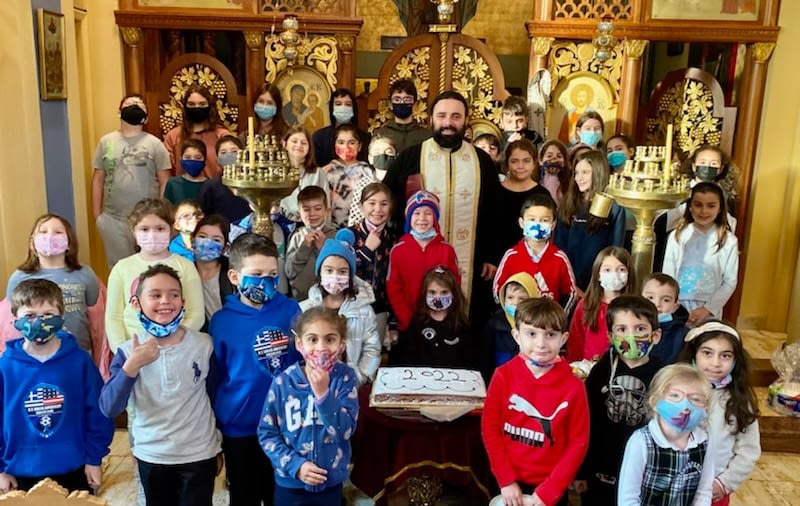 Αστόρια: Κοπή της βασιλόπιτας σε σχολείο της Αγίας Ειρήνης Χρυσοβαλάντου