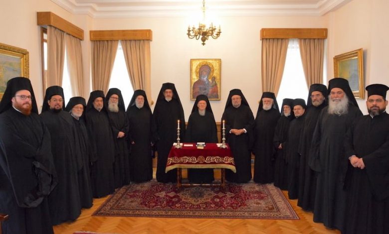 Meeting of the Holy Synod from Tuesday 11 January at the Phanar