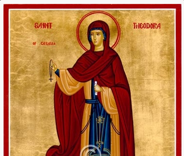 ღირსი თეოდორა კესარიელი (+755) – 30 (12.01) დეკემბერი