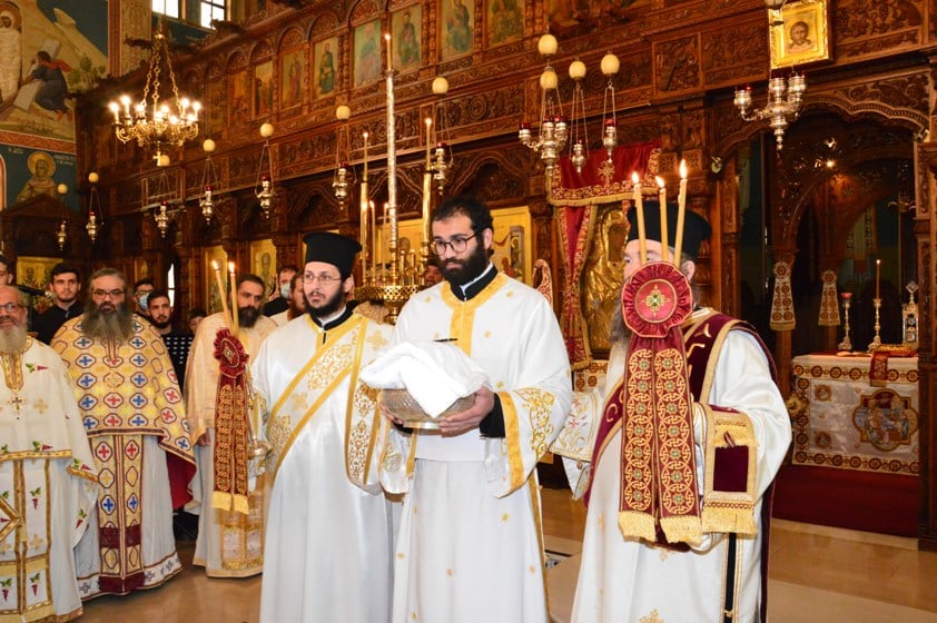 Ο Μητροπολίτης Λεμεσού χειροτόνησε Διάκονο στη γιορτή της Παναγίας της Παραμυθίας