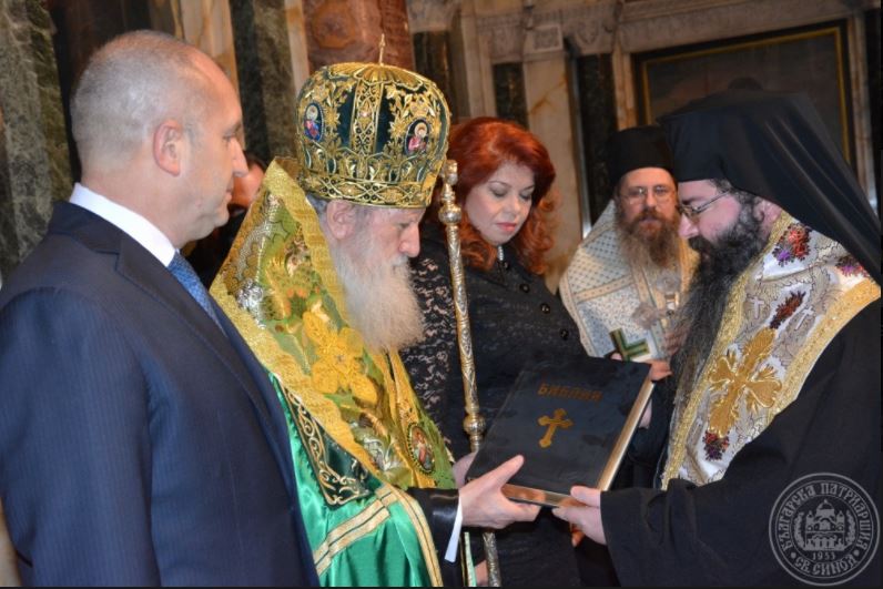 Ο Πατριάρχης Βουλγαρίας ευλόγησε τη 2η θητεία του Προέδρου της Βουλγαρίας