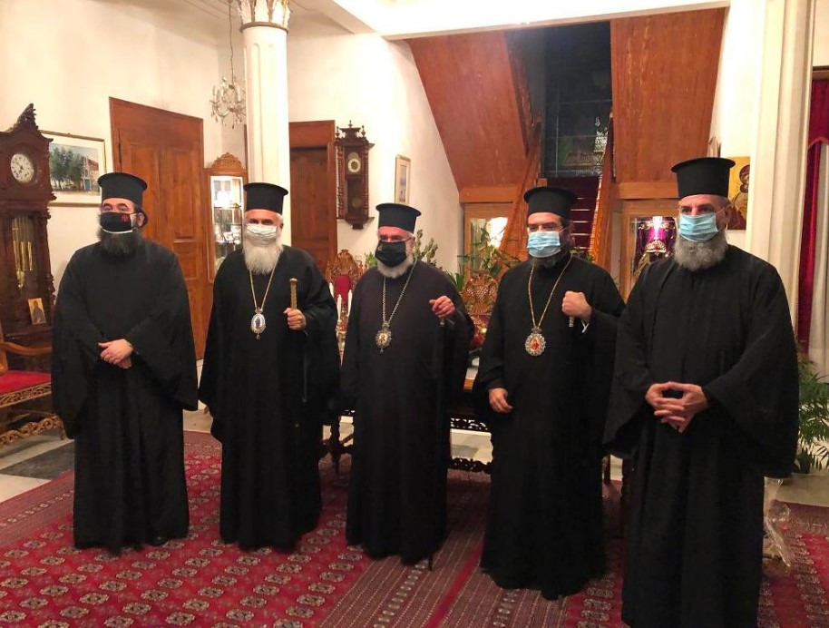 Επίσκεψη Μητροπολίτη Λήμνου στη Ιερά Μητρόπολη Μαρωνείας και Κομοτηνής