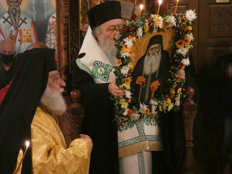 Πανηγυρικός Εσπερινός Οσίου Αρσενίου στην Πάρο