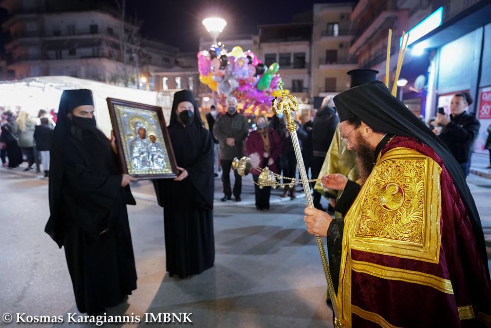 ΒΕΡΟΙΑ: Υποδέχθηκαν την Παναγία την “Προδρομίτισσα”
