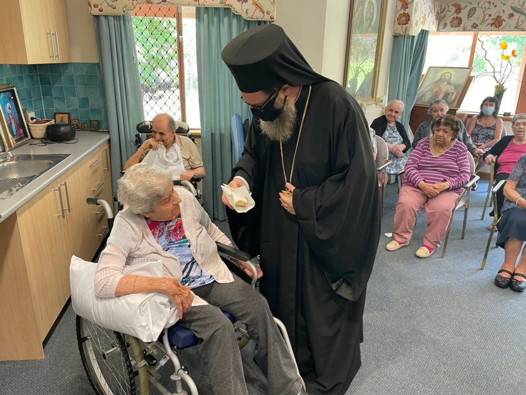 Κοντά στους ηλικιωμένους της Ελληνικής Κοινότητας Πέρθης ο Επίσκοπος Κυανέων