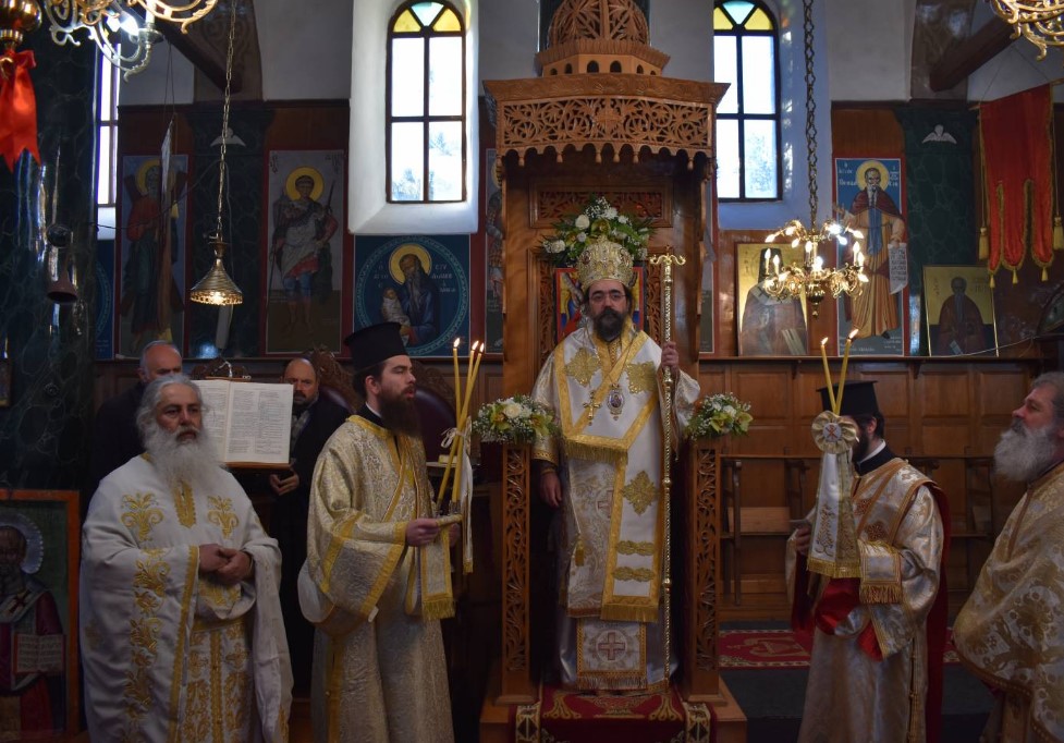 Ο Μητροπολίτης Καστορίας στην Ιερά Μονή Αναργύρων και το Νεστόριο