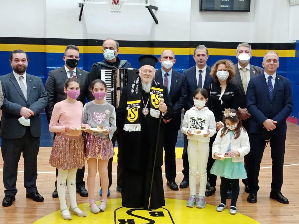 Ο Οικουμενικός Πατριάρχης στον ιστορικό σύλλογο Α.Σ. Πέραν