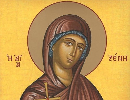 Feast day of Xenia, deaconess of Rome