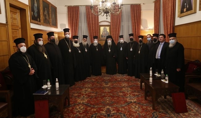 Новият Архиепископ на Крит посети Архиепископа на Атина | СНИМКИ