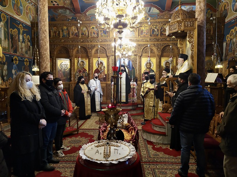 Η Εξόδιος Ακολουθία του μακαριστού π. Αθανασίου Πυθαρά