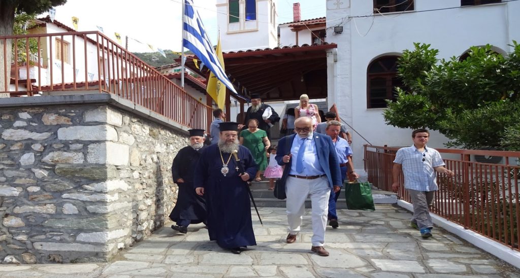 Στον Άγιο Γεώργιο Γαλάτιστας ο Μητροπολίτης Ιερισσού