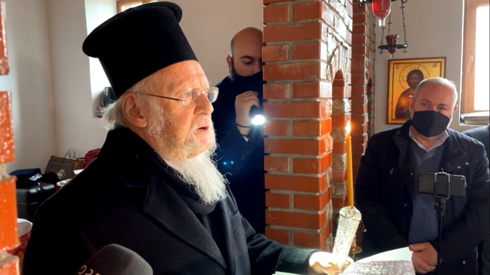 Освещаване на обновения Храм на Свети Трифон в с. Схинуди на о-в Имврос | VIDEO & СНИМКИ