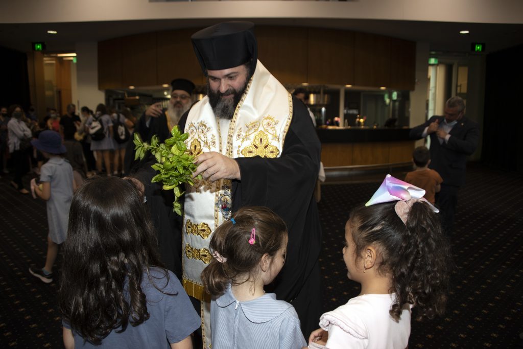 Blessing for the commencement of Greek Dancing School in Canberra