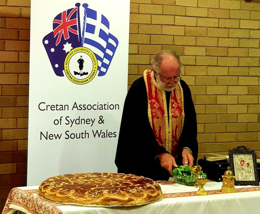 Αγιασμός και κοπή βασιλόπιτας για τον Κρητικό Σύλλογο του Σίδνεϊ