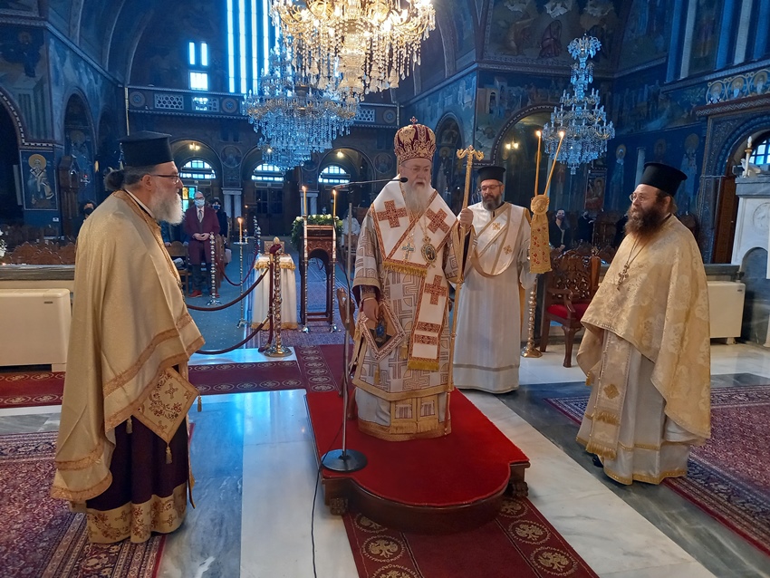 Αρχή του τριωδίου στην Ιερά Μητρόπολη Κορίνθου