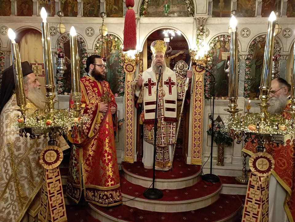 Ο Μητροπολίτης Ιερισσού στην Κυνουρία