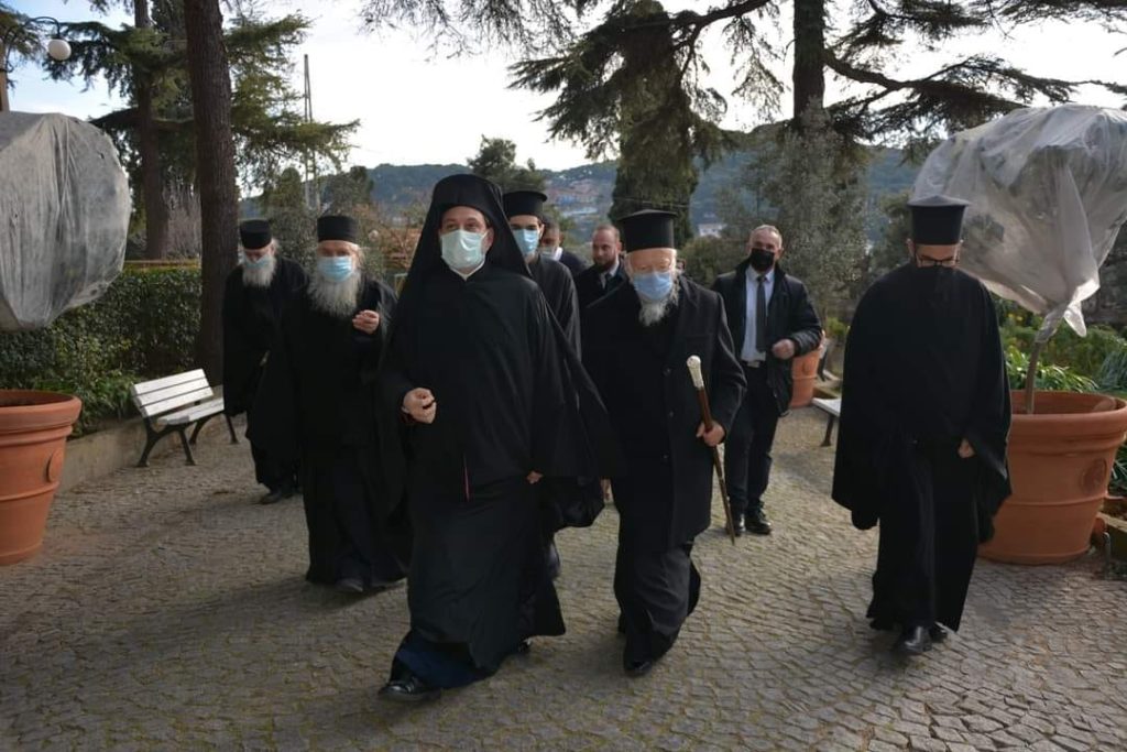 قداسة البطريرك برثلماوس في معهد خالكي