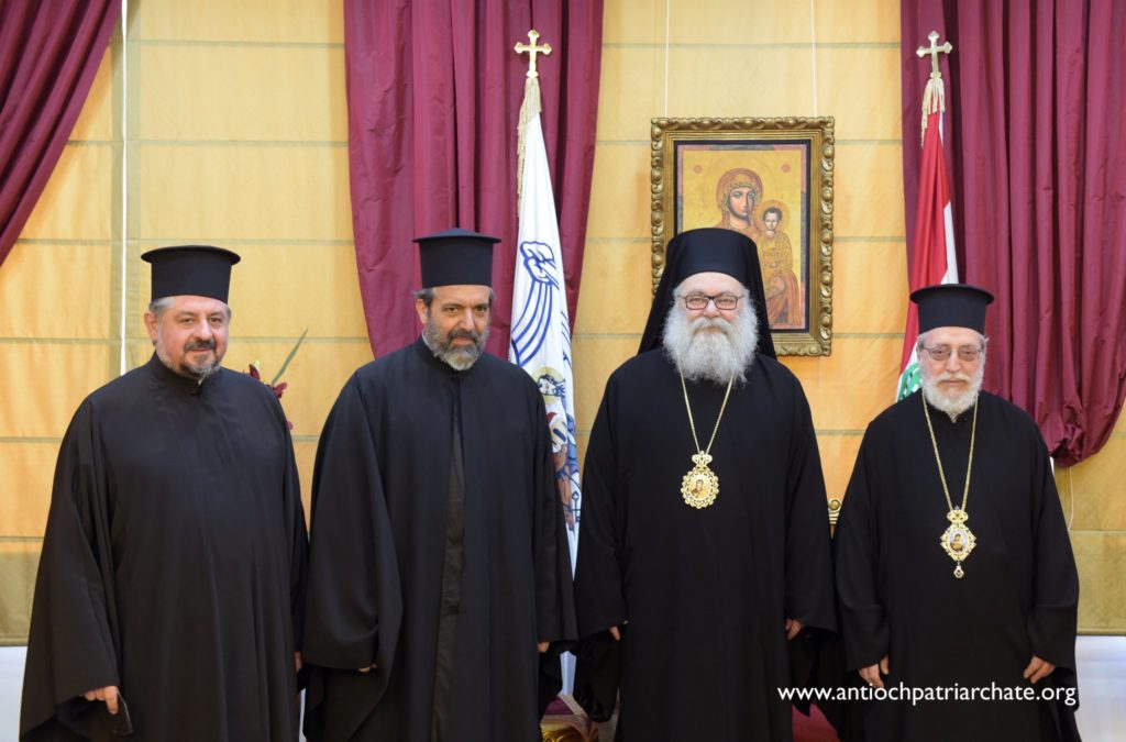 Εισπήδηση: Ενημέρωση Πατριάρχη Αντιοχείας από εκπροσώπους Πατριαρχείου Αλεξανδρείας