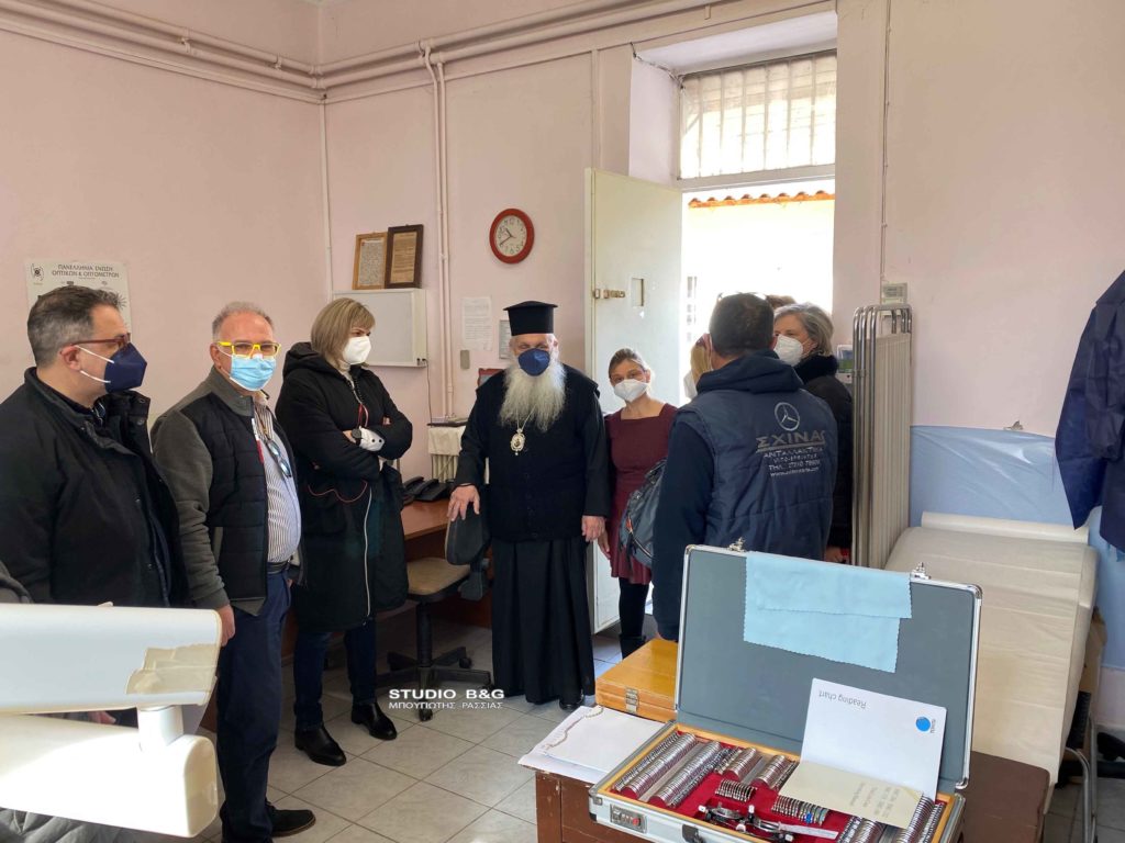 Μητροπολίτης Αργολίδος και στελέχη του ΚΕ.ΣΟ στο Κατάστημα Κράτησης Τίρυνθας