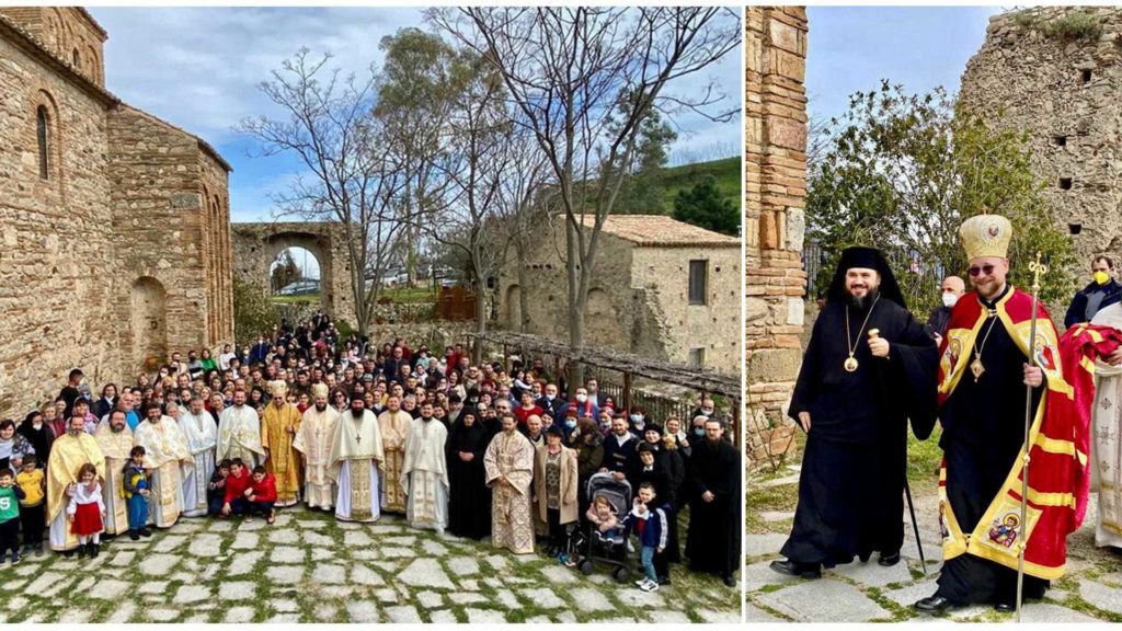 Arhiepiscopul de Michalovce și Košice, prezent la hramul Mănăstirii românești din Calabria