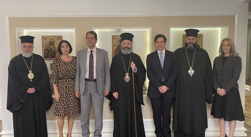 The Ambassador of Greece to Australia visited the Holy Archdiocese of