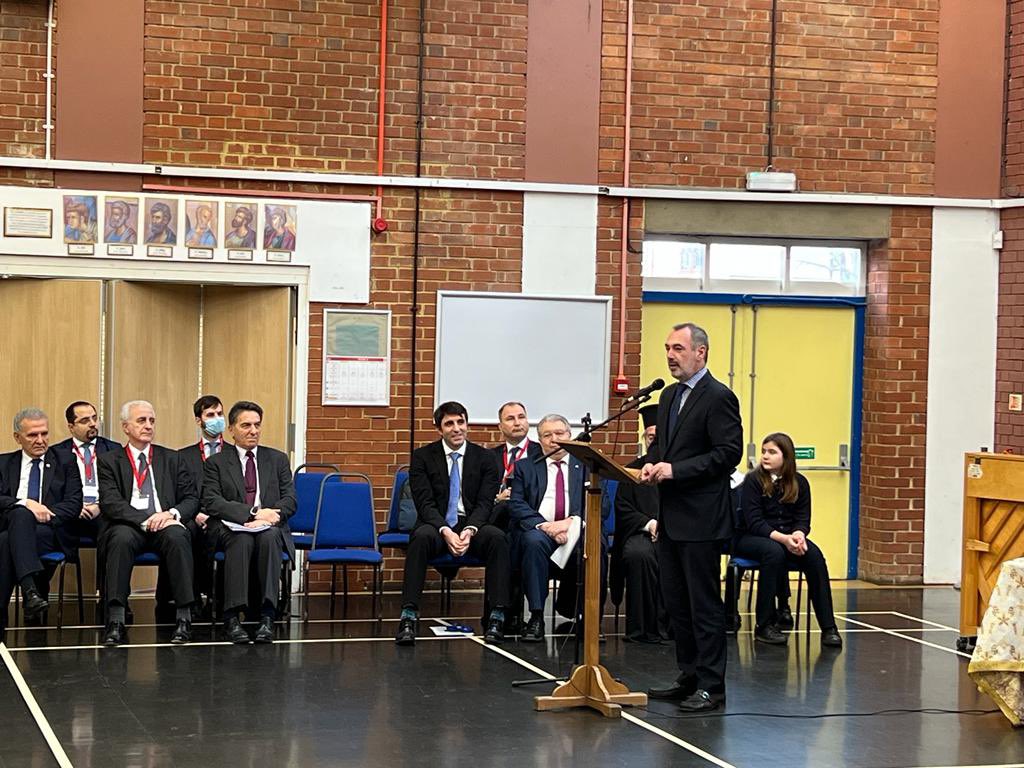 Λονδίνο: Στο Ορθόδοξο σχολείο «Άγιος Κυπριανός» ο ΥΦΥΠΕΞ