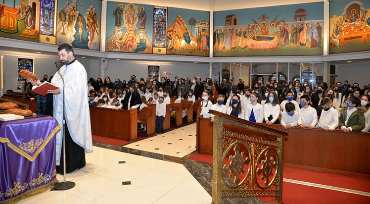 St. Thomas Greek Afternoon School Celebrates Three Hierarchs and Greek Letters