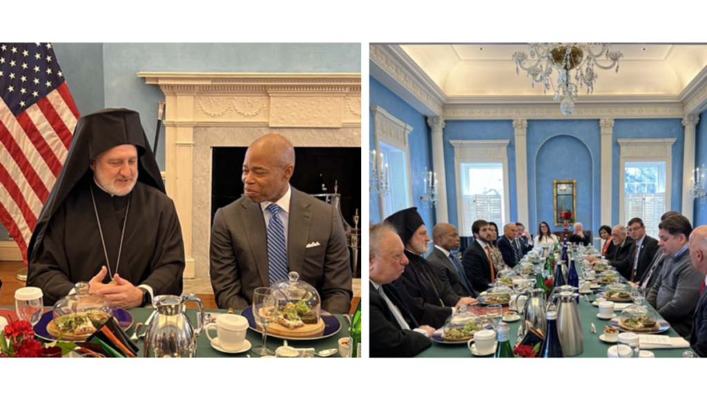 Remarks by His Eminence Archbishop Elpidophoros Meeting of Greek-American Community Leaders and Eric Adams, Mayor of New York City