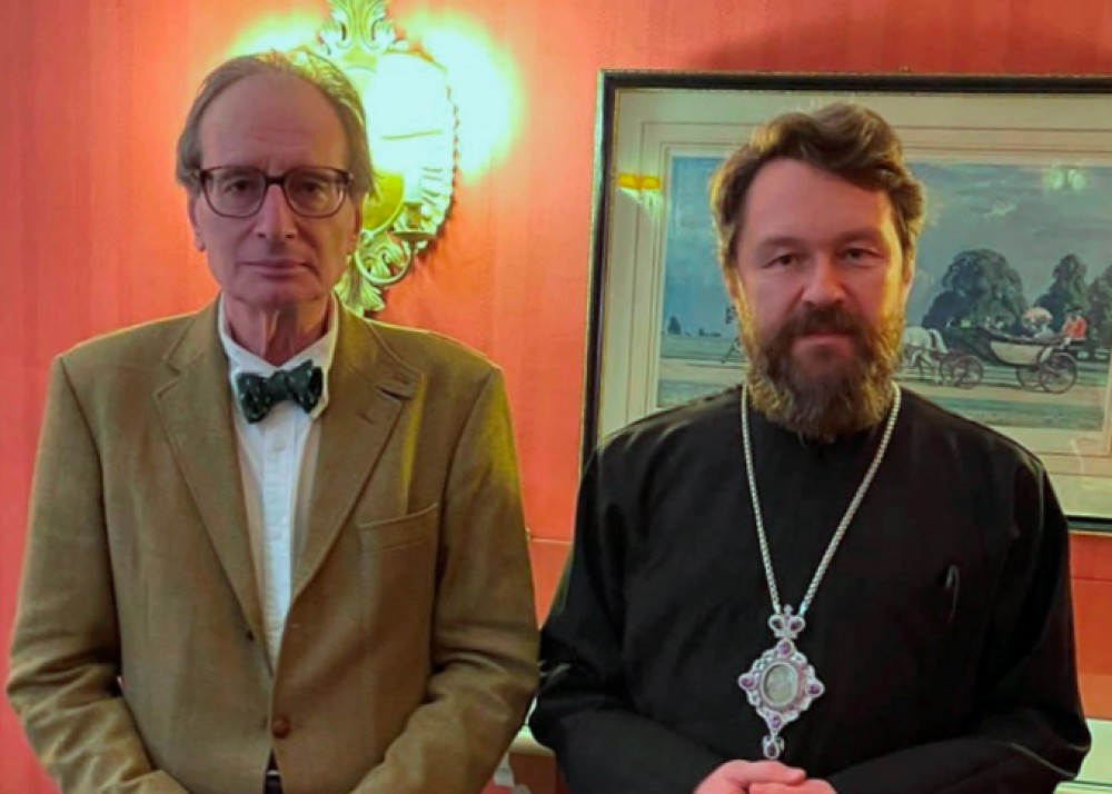 Состоялась встреча митрополита Волоколамского Илариона с французским философом и богословом Жан-Люком Марионом