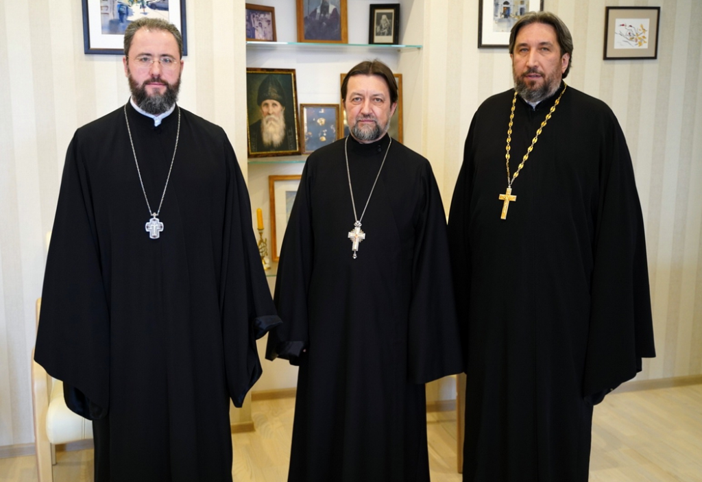 Состоялась встреча председателя Учебного комитета протоиерея Максима Козлова с ректором Донской духовной семинарии протоиереем Тимофеем Фетисовым