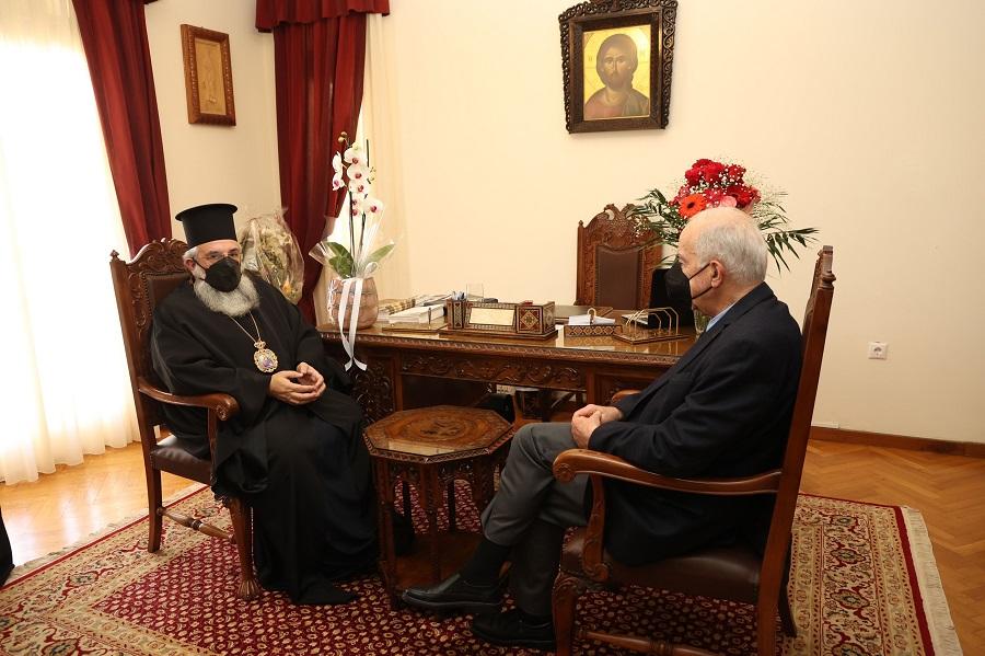 Συνάντηση Αρχιεπισκόπου Κρήτης με τον Δήμαρχο Ηρακλείου