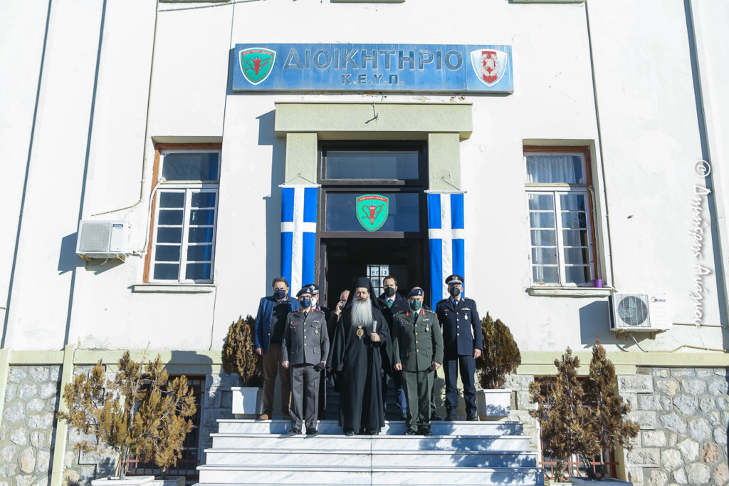 Ορκωμοσία νέων οπλιτών στο ΚΕΥΠ από τον Μητροπολίτη Φθιώτιδος