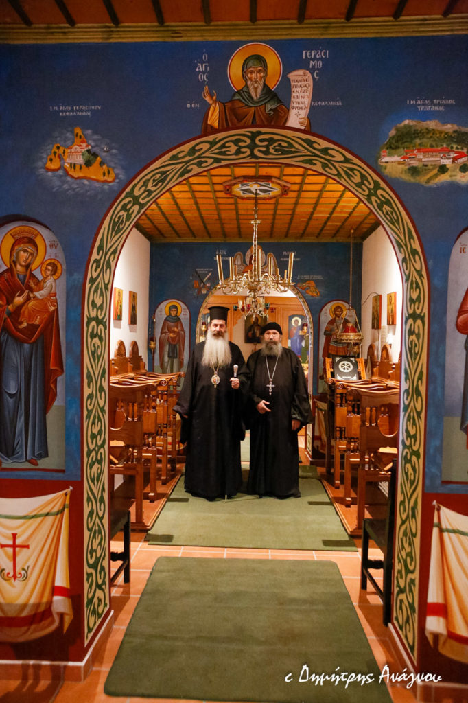 O Μητροπολίτης Φθιώτιδος στην Ιερά Μονή Αγίας Τριάδος Τραγάνας