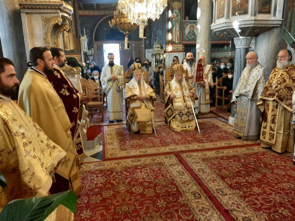 Αρχιερατικό Συλλείτουργο στον Άγιο Λουκά Αλιβερίου