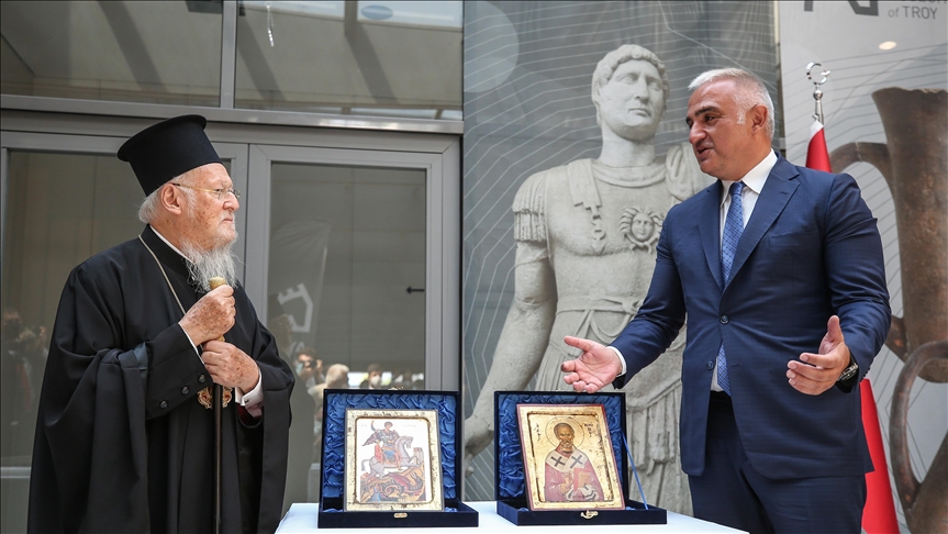 Επικοινωνία Οικουμενικού Πατριάρχη-Υπουργού Πολιτισμού και Τουρισμού Τουρκίας