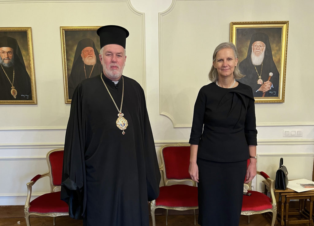 Η Πρέσβυς της Κύπρου στη Μητρόπολη Βελγίου