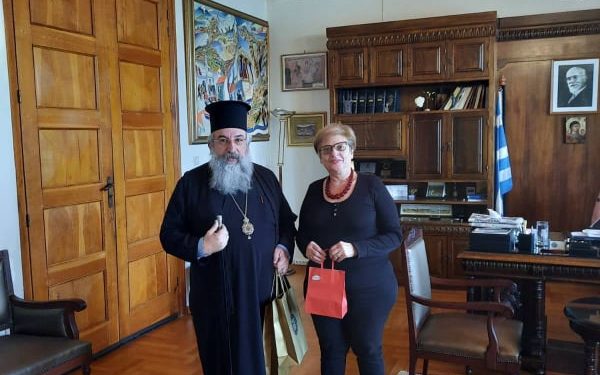 Συνάντηση νέου Αρχιεπισκόπου Κρήτης με την Αντιπεριφερειάρχη Ρεθύμνου