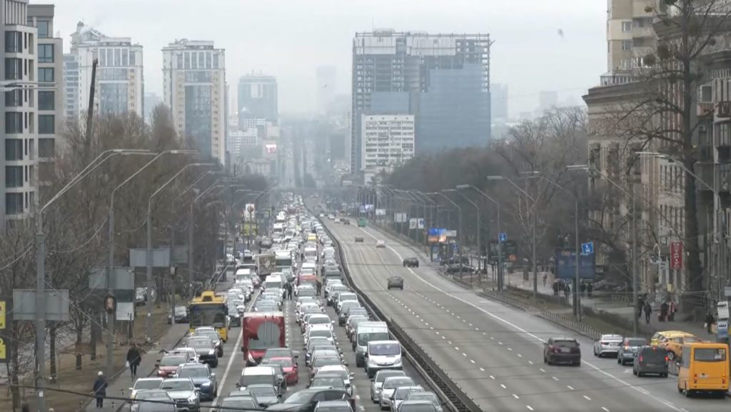 Ζωντανή εικόνα από το Κίεβο αυτή την ώρα