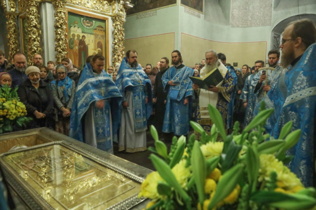 В Донском монастыре торжественно отпраздновали 30-летие обретения мощей святителя Тихона, Патриарха Московского и всея России