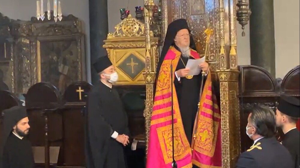 Вселенський патріарх: ми покликані всім серцем палко молитися про збереження миру в Україні