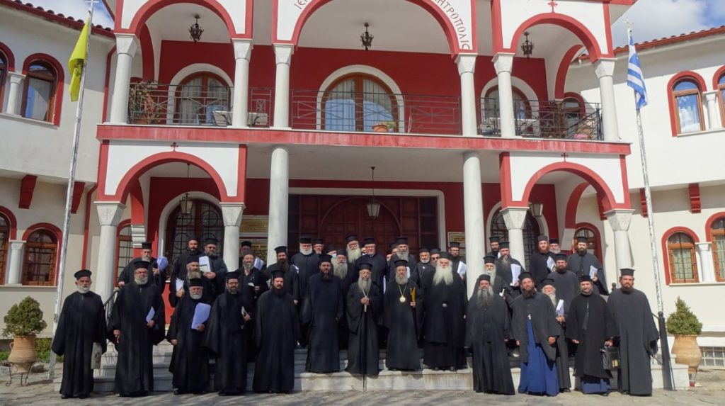 Ιερατική Σύναξη με παρόντα τον Επίσκοπο Μπουκόμπας Χρυσόστομο στην Ιερά Μητρόπολη Ιερισσού