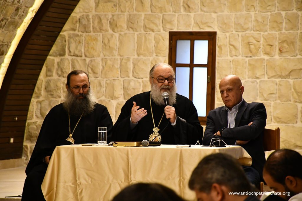 Patriarch of Antioch John X attends con’f organized by Orthodox Youth Movement at historic monastery of Syria