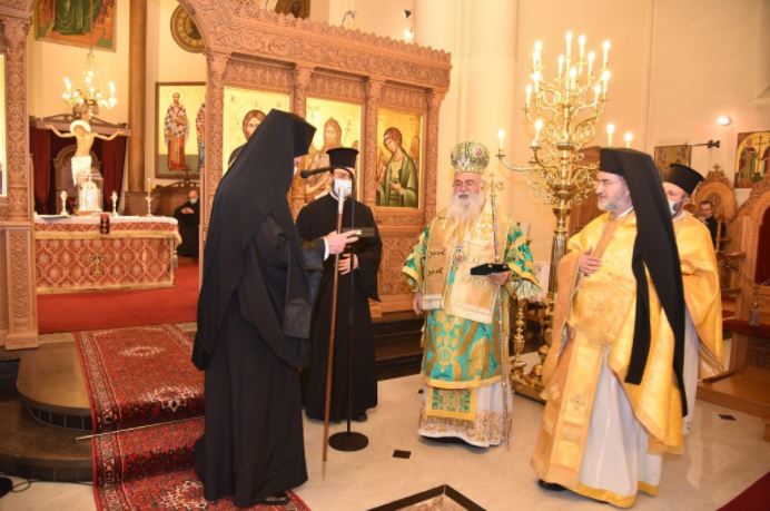 Archieratical Divine Liturgy at Metropolitan Cathedral of the Archangels in Brussels