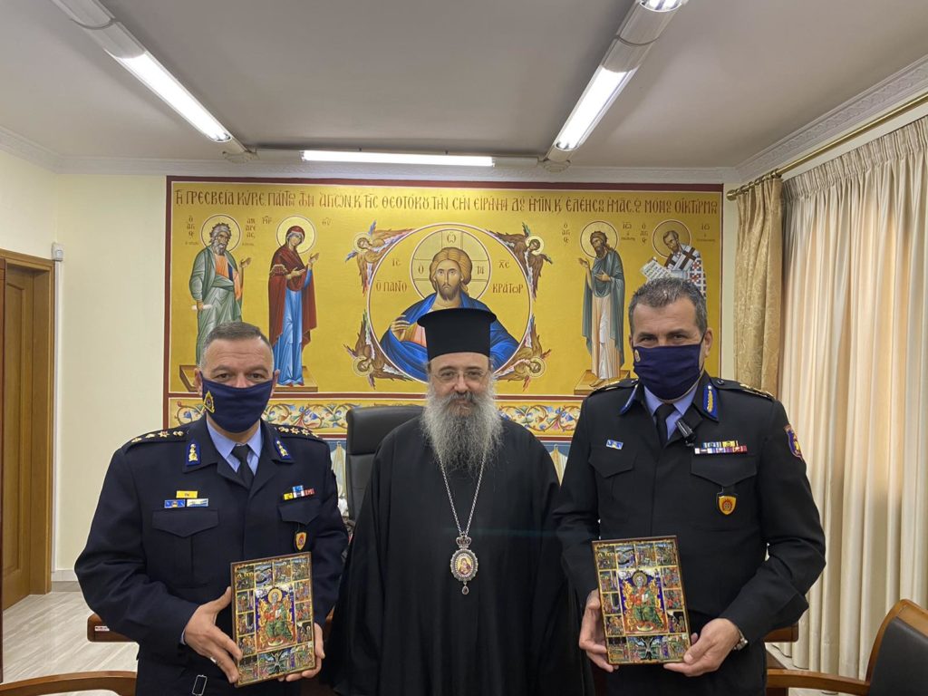 Επίσκεψη Διοικητών της Πυροσβεστικής στον Μητροπολίτη Πατρών