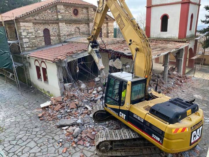 Ξεκίνησε η αναπαλαίωση της Μεγάλης Παναγιάς στη Χαλκιδική