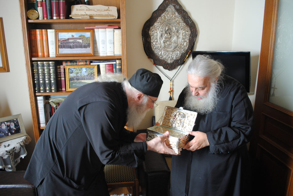 Ιερό Λείψανο του Αγίου Καλλινίκου στην Ι. Μονή Αγίου Αυγουστίνου Φωκίδος