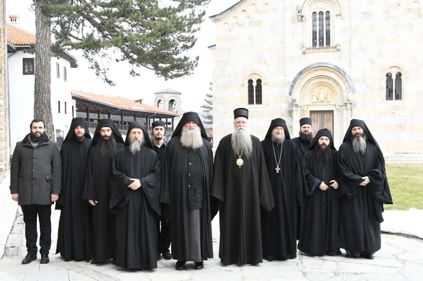 Metropolitan of Montenegro & the Littoral Joanikije visits Patriarchal Monastery of Pec