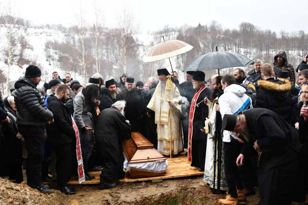 Exodios service for reposed Abbot of Kirilovac, Elder Archimandrite Joel