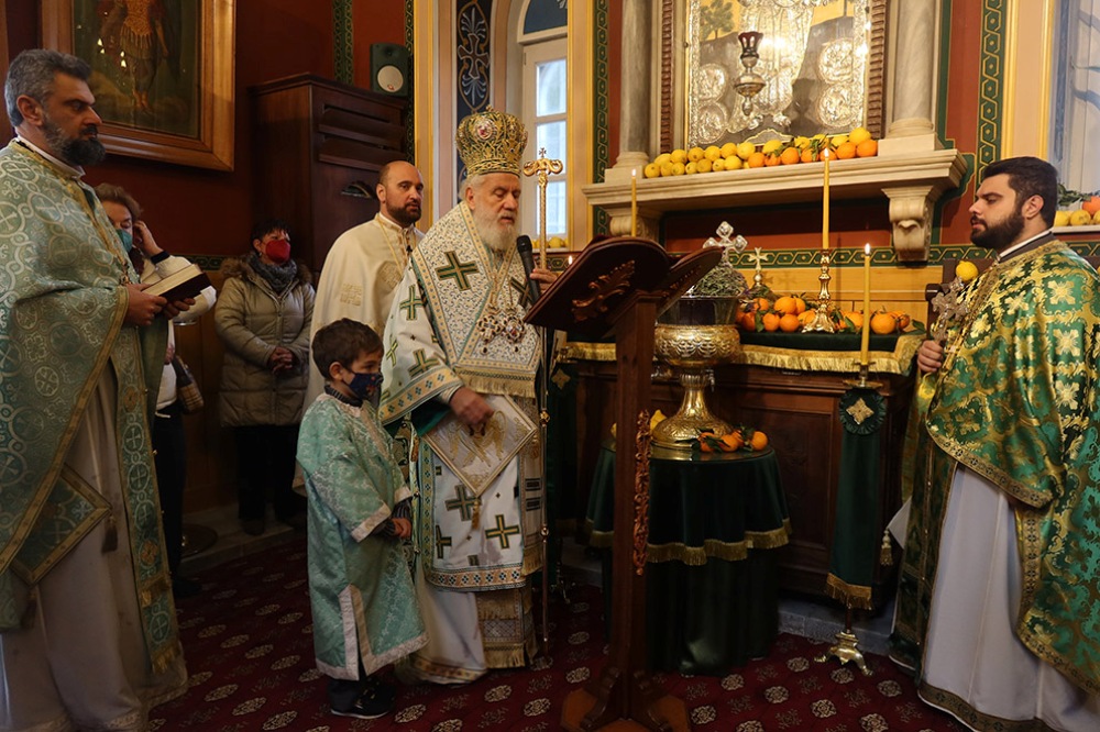 Η εορτή του Αγίου Τρύφωνα στην κατάφυτη περιοχή των Χρούσσων της Σύρου